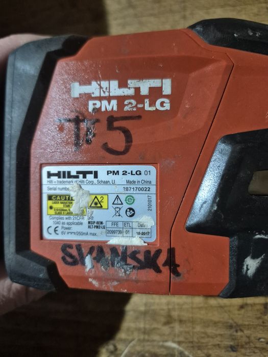 Nivela laser cu lini verzi HILTI PM 2 Lg