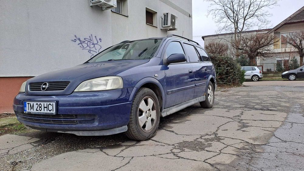 Opel Astra G caravan 1,6, benzina, piele, 100 cp, an 2003