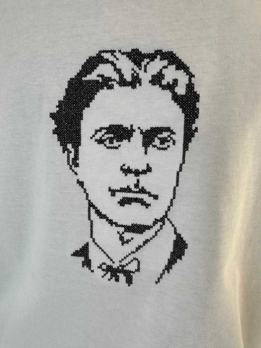 Мъжка тениска с бродерия Васил Левски