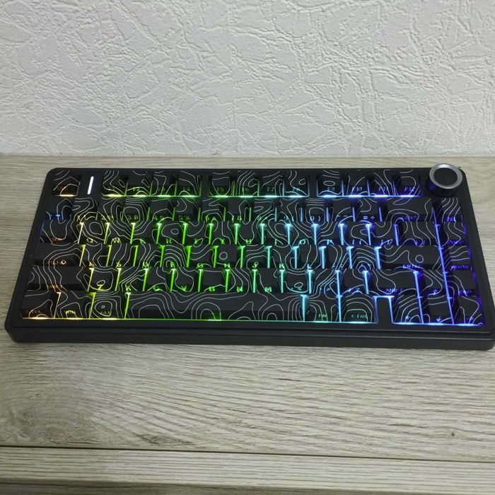 Механическая клавиатура AULA F75PRO GRADIENT  -оригинал 3в1 EN
