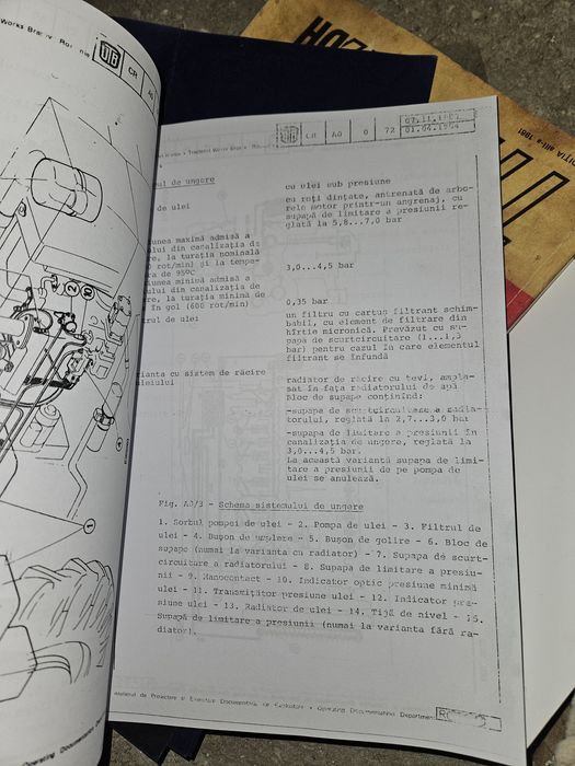 Carte Date și Norme de Reparație pt Tractoarele U1010