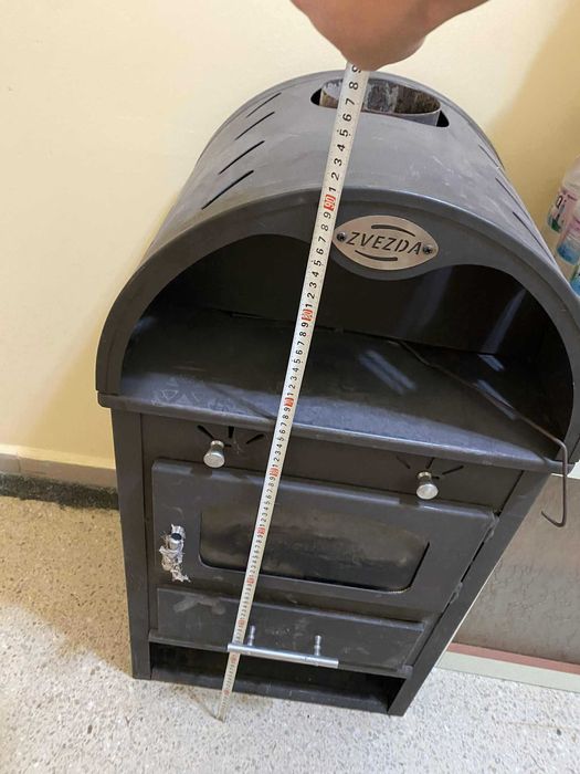 Голяма печка, камина на дърва и въглища