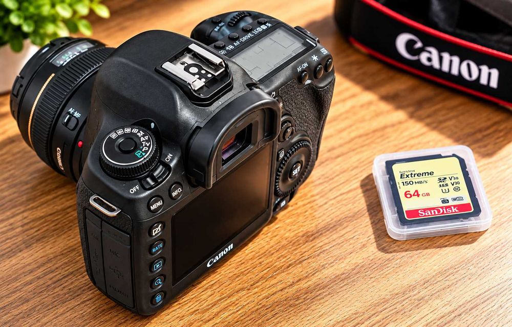 Canon 5D mark III + Canon 50mm 1.4 + 2 carduri de 64gb