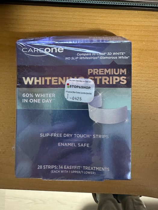 CareOne ленти за избелване на зъби