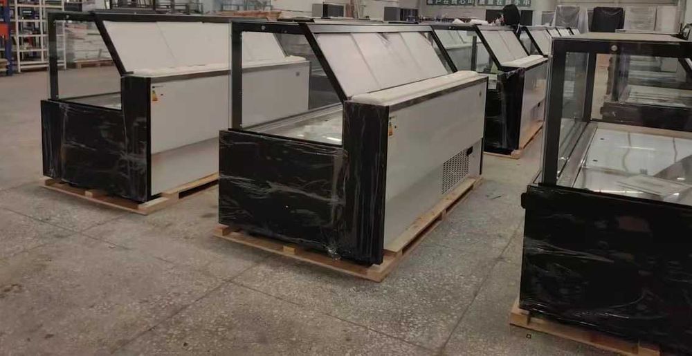 Vitrină frigorifică 800L Inox Profesională orizontala