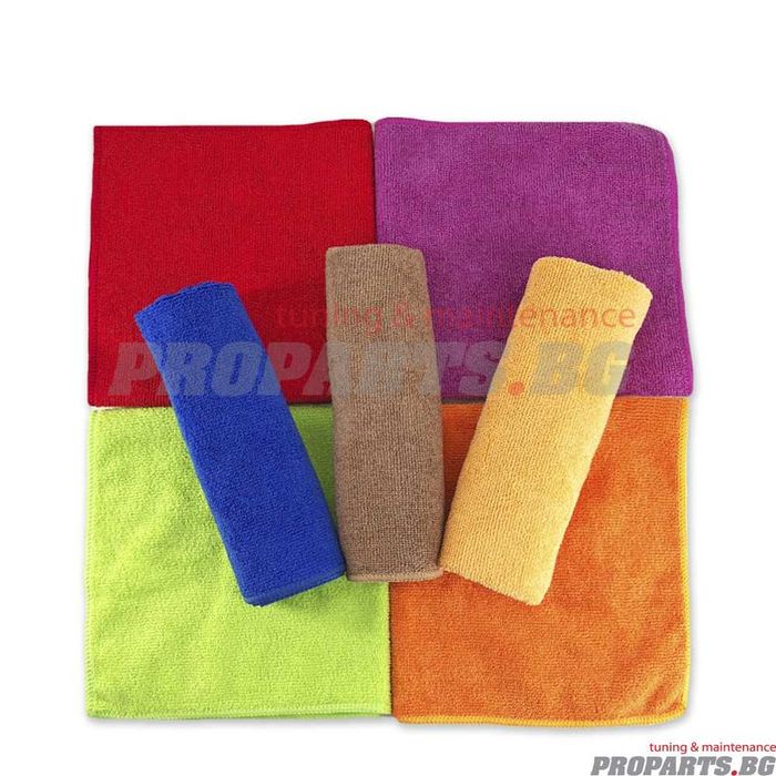 Микрофибърна детайлинг кърпа 40х40 см 293 gsm за полиране подсушаване