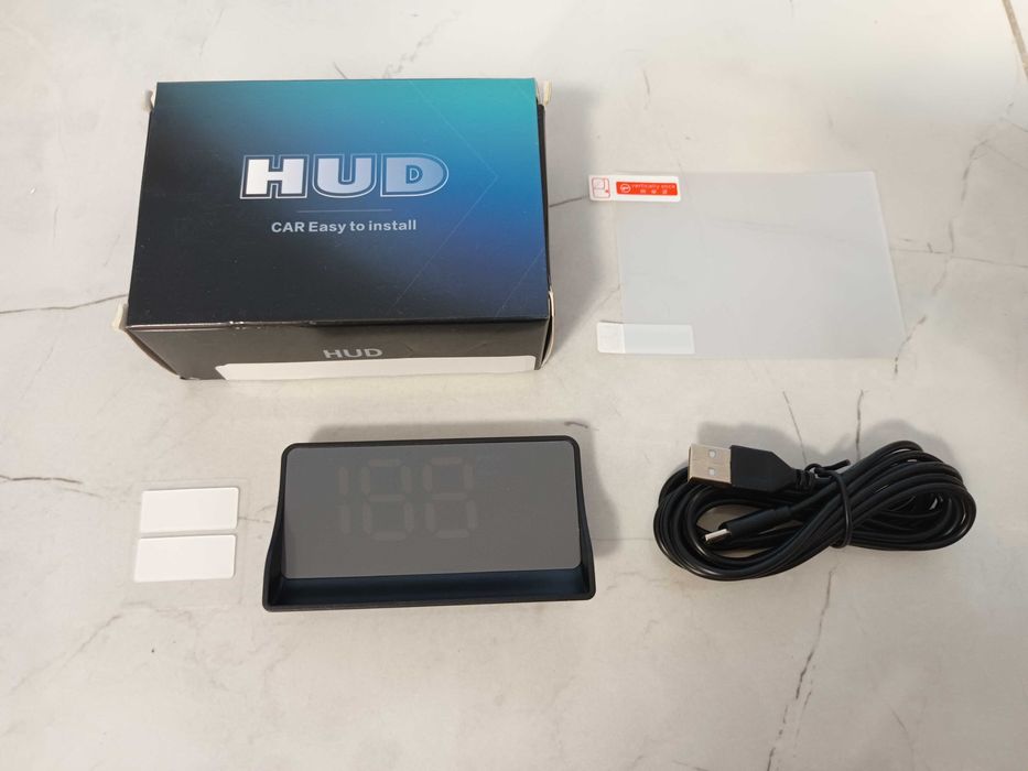 Километраж с GPS, автомобилен цифров скоростомер, LED дисплей, HUD Display, ХУД, Универсален