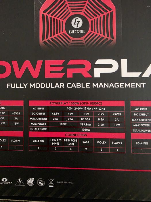 chieftec powerplay 1050w platinum