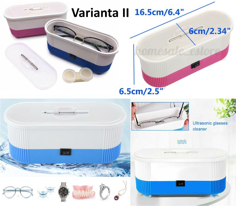 Curatare cu ultrasunete pentru: PROTEZE DENTARE , bijuterii etc.