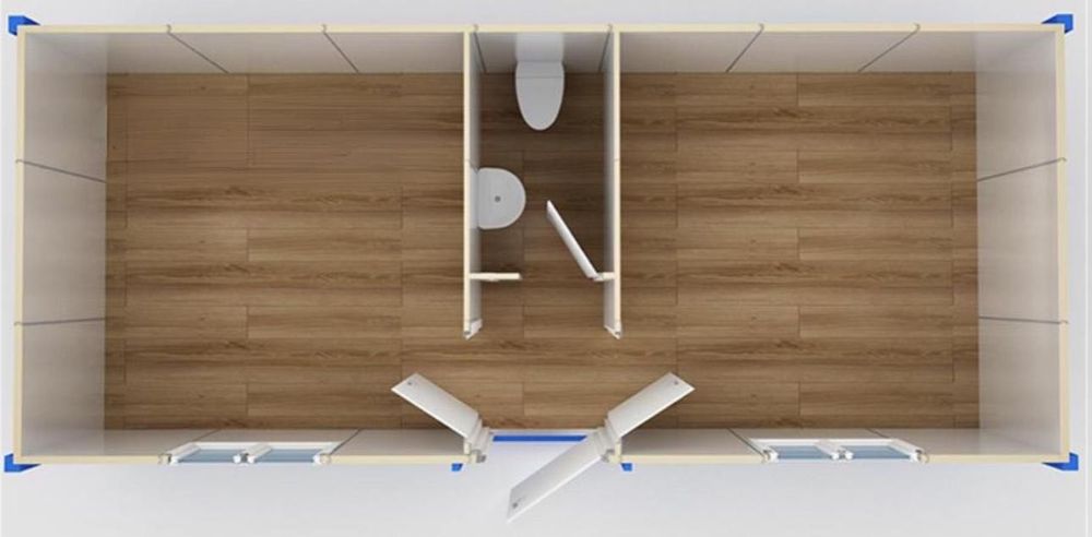 Павилион Сглобяема къща 30кв.м Контейнер за живеене 10/3м Лизинг