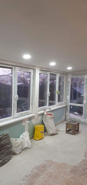 Reparati glafuri dupa montaj uși ferestre balcoane ,zugraveli
