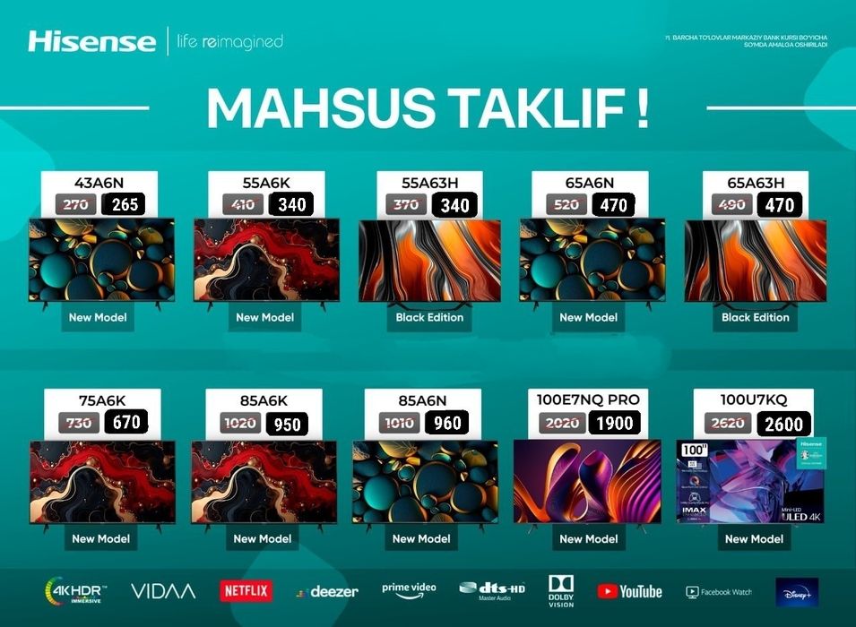 Телевизор Immer 55U11G