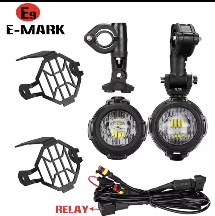 Proiectoare moto led kit complet ATV SUV OFF ROAD etc
