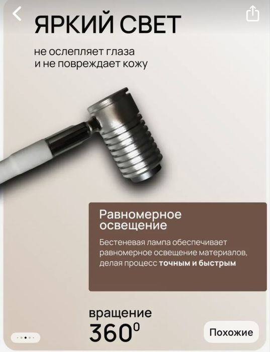 Led лампа дл наращивания 360