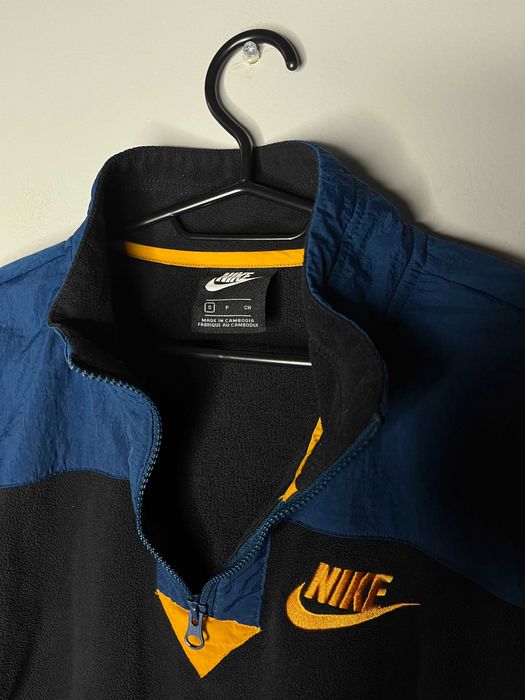Nike Half Zip Polar Crop Fleece Jacket Дамско Поларено Горнище
