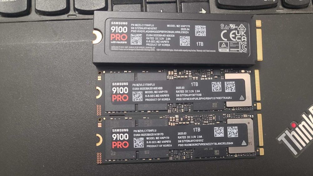 SSD Samsung 9100 PRO HeatSink de 1 TB PCI Express 5.0 -nou