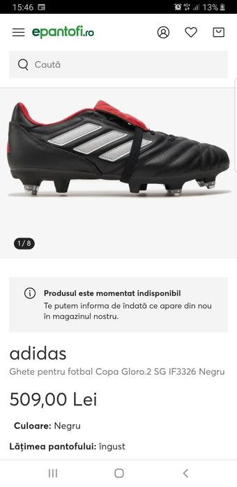 Adidas  Copa Gloria 2 SG ghete de fotbal măsura 42