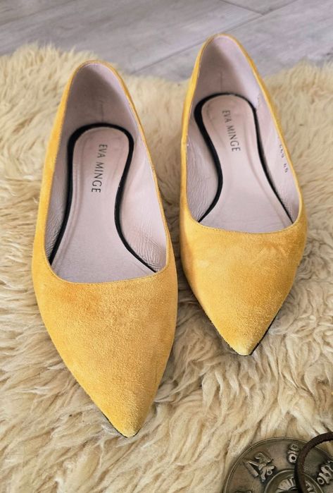 Balerini piele intoarsa EVA MINGE 40