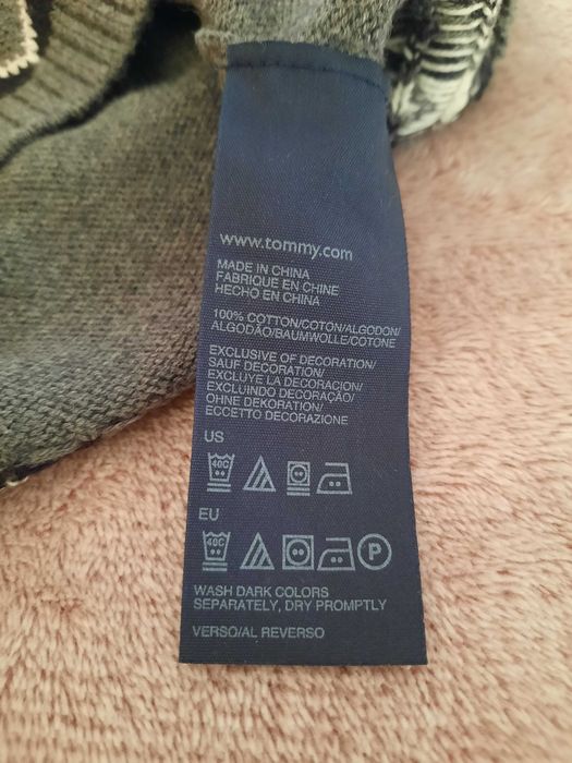 Tommy Hilfiger:  елек 100% памук, M/L