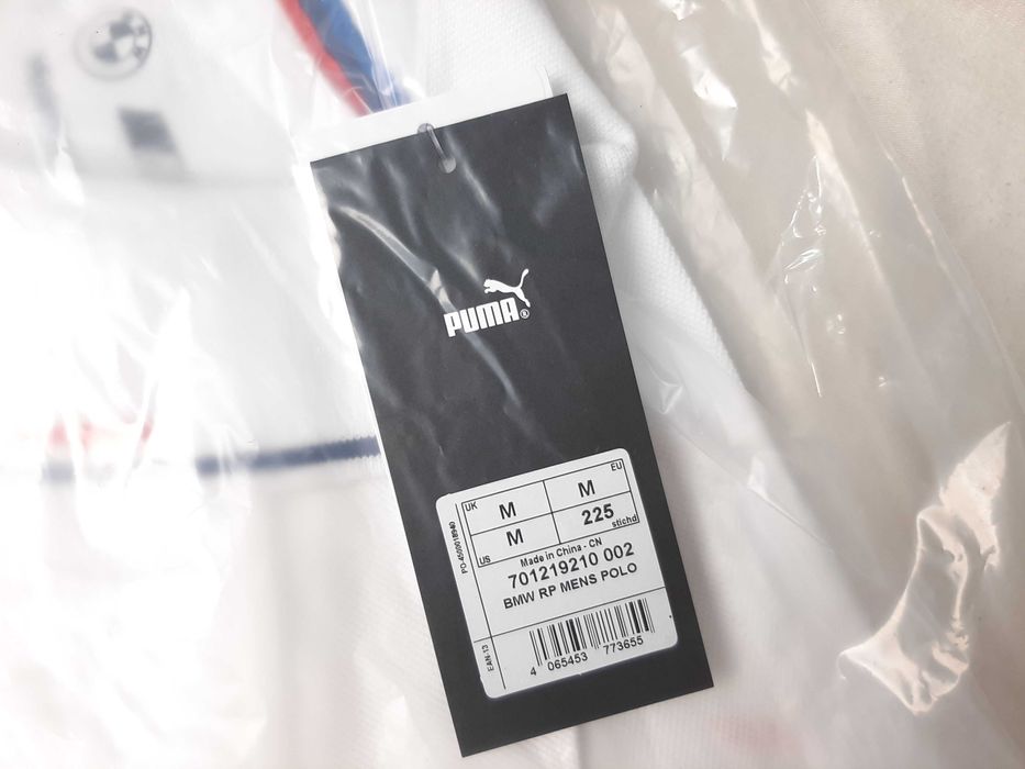 Puma BMW Motorsport Team Polo - Оригинална мъжка тениска с яка р-р M