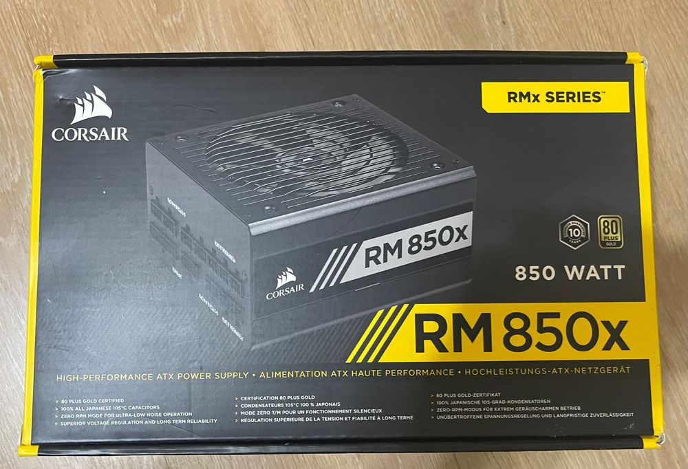 Захранване Corsair RM 850x