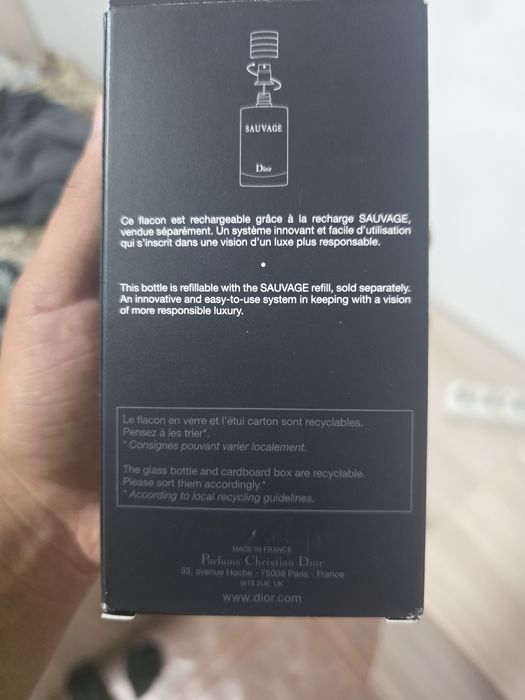 Парфюм dior sauvage 100мл