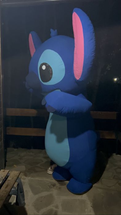 Надуваем костюм Стич