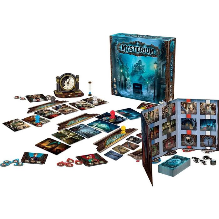 Joc societate / Board game - MYSTERIUM, CANVAS, UNO FLIP - lb. romana