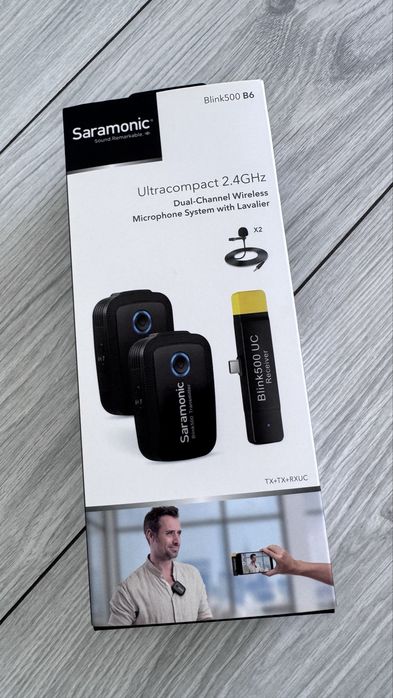 Microfon Wireless Saramonic Blink500 B6 – Nou, Sigilat