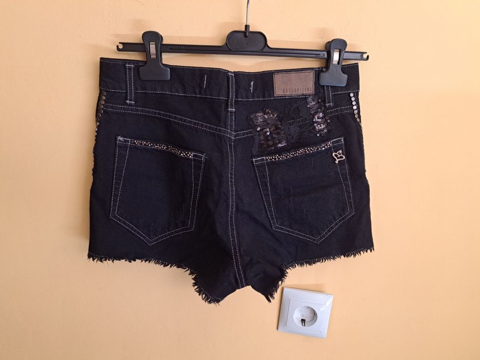 Къси панталонки Alessa,Madness National, Rosso Disera