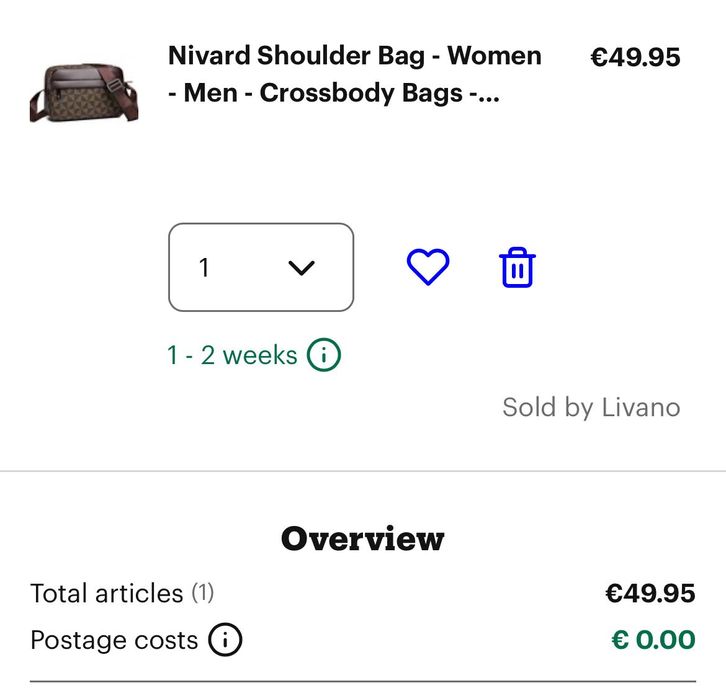 Сумка Барсетка унисекс