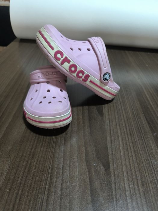 Crocs на девочку 12 р 18 см  б/у оригинал