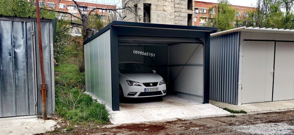 Преносим Гараж от термопанел, от сандвич панел, метален гараж