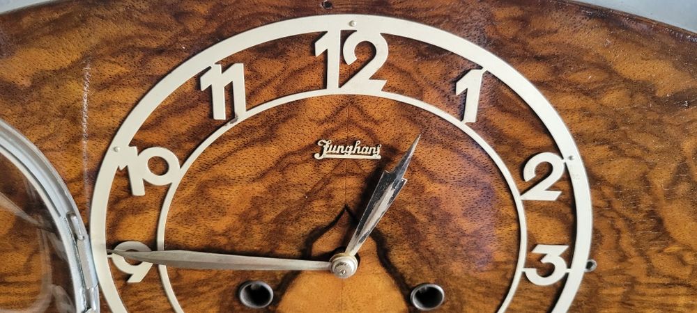 Ceas mecanic original german pentru semineu stare perfecta de function