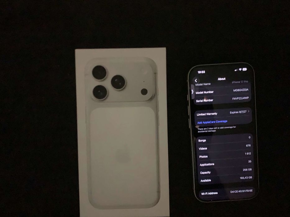 iPhone 17 Pro Silver 256GB