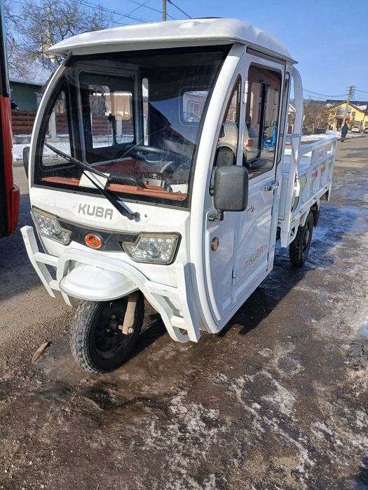 Triciclu electric cu volan kuba,fara permis