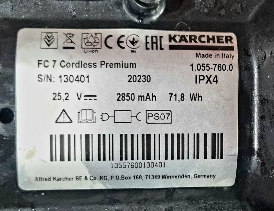 Karcher FC7 Cordless PREMIUM