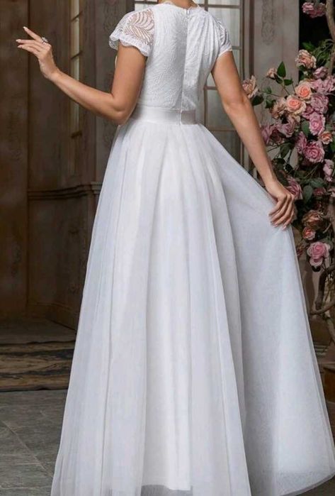 Rochie alba de mireasa
