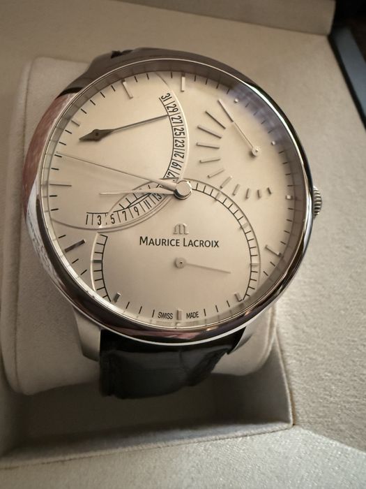 Maurice Lacroix Masterpiece Retrograde с кутия и документи