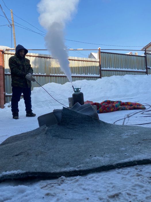 Разморзка труб, қатқан суды ерітеміз