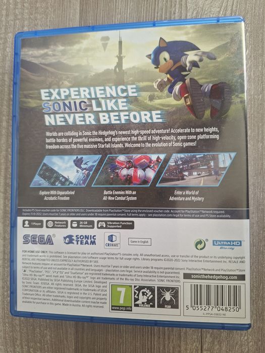 Sonic Frontiers PS 5