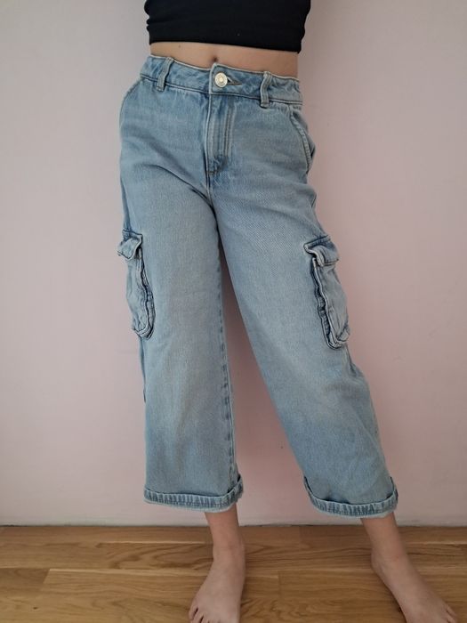 Дънки за момиче 134/140см, 9-10г