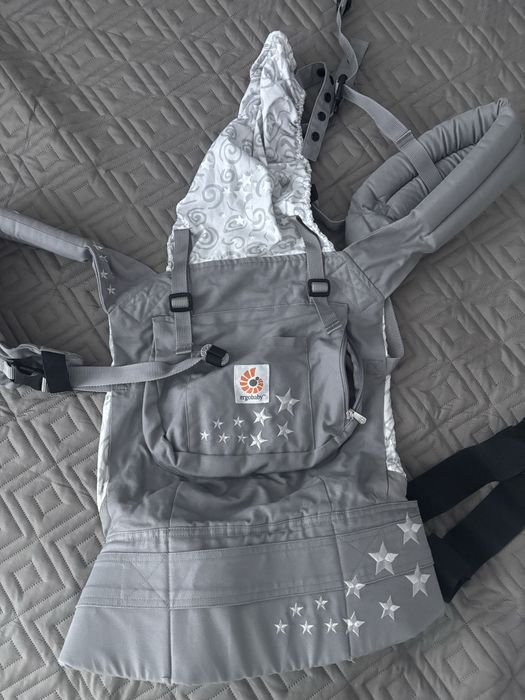 Marsupiu, Original Galaxy Grey, 0 luni-20Kg, BCANGALAXY, ErgoBaby