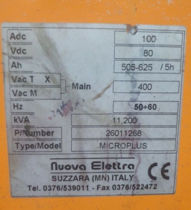 Incarcator stivuitor 100a