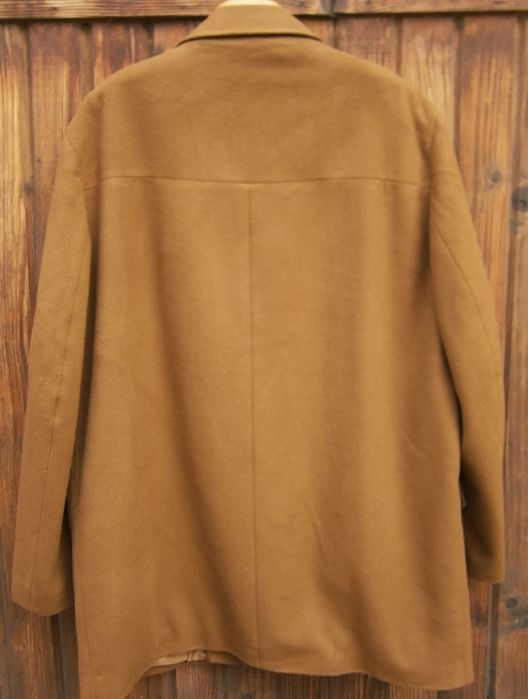 Haina Burberry barbati din casmir si lana, camel