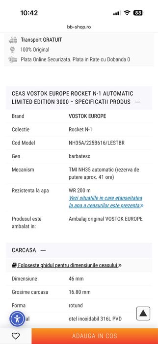 Vostok Europe Rose Gold