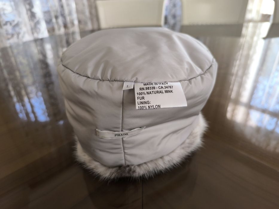 Норковая шапка PRADA 100% оригинал