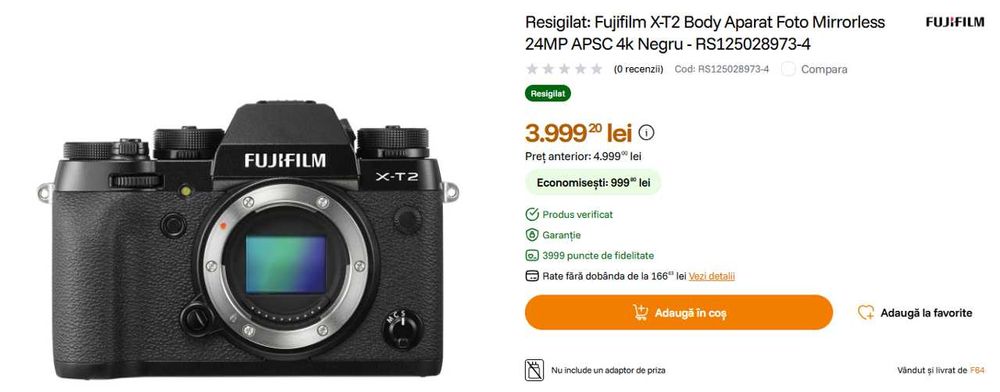 Kit Fujifilm X-T2 + Fujifilm XC 35mm f/2