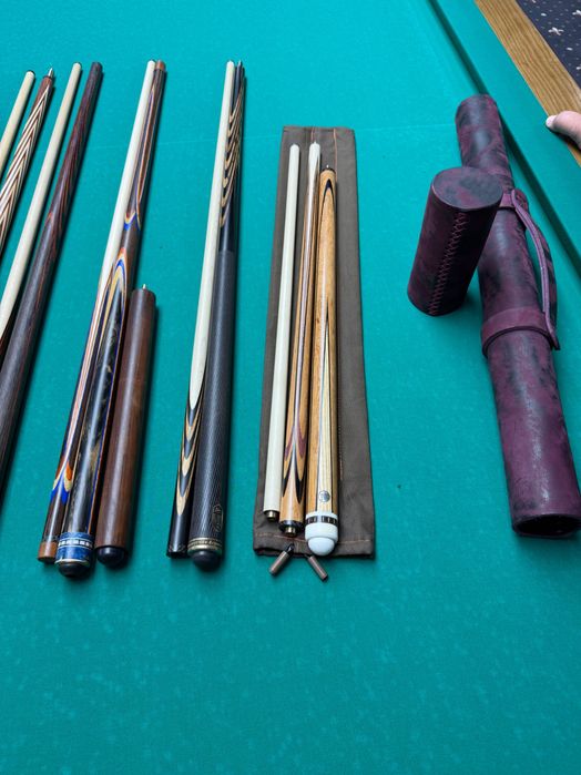 Кии ручной работы разных мастеров