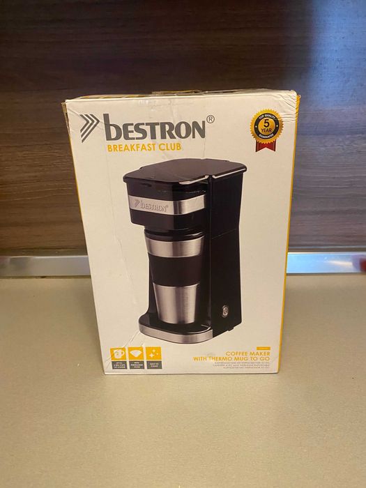 Кафе машина Bestron Breakfast Club 750W – 10 чаши – Отлично състояние